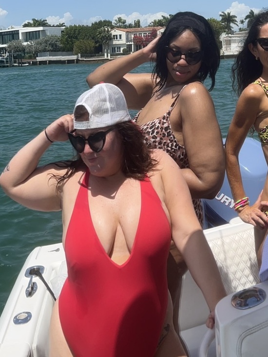 Vitality Other - Bold Red V-Neck One-Piece Swimsuit